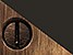 Dark Walnut/Antique Solid Bronze
