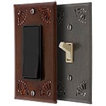 Pierced Tin Switch Plate Covers