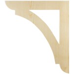 wood shelf bracket