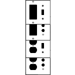 Split Function Switch Plate Covers