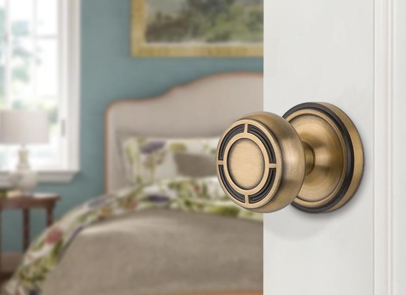 Update the doors throughout your bedroom, closet, and bathroom with something the proclaims your unique style. 