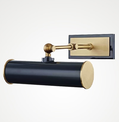 Holly wall-mounted picture light in Navy