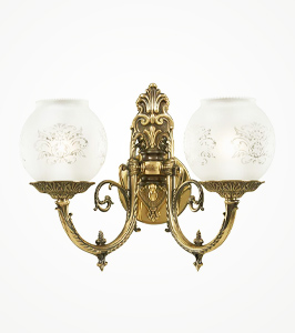 English Victorian Double Sconce