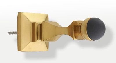 Traditional solid brass doorstopper
