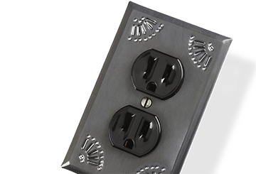 Decorative Tin Light Switch Covers