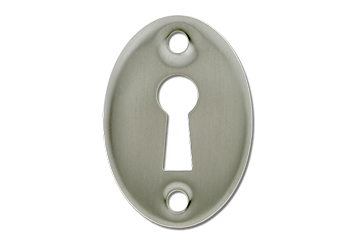 Keyhole Cover Plate Escutcheon Roll Top Desk Brass Key Hole Lock Plate Cover 
