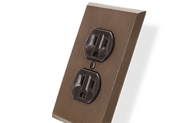 Distressed Bronze Light Switch Covers