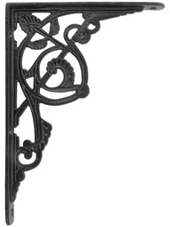 Medium Victorian Iron Shelf Bracket - 8 5/8" x 6 1/4"