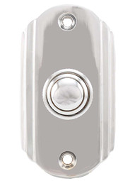 Streamline Deco Doorbell Button in Polished Chrome