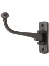 Ellis Cast-Iron Coat Hook in Antique Iron