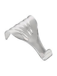 Streamline Picture Rail Hook in Polished Chrome