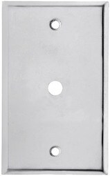Classic Cable Jack Cover Plate In Polished Chrome