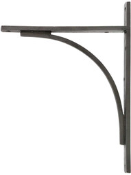 Utility Cast-Iron Shelf Bracket - 12 x 9-Inch in Antique Iron
