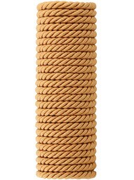 Triple-Strand Twisted Picture Hanging Cord with Wire Center - 3/16" Diameter in Copper