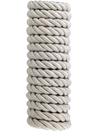 Triple-Strand Twisted Picture Hanging Cord - 5/16-inch Diameter in Ivory