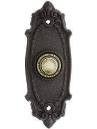 Victorian "Drawing Room" Call Bell Button In Oil-Rubbed Bronze