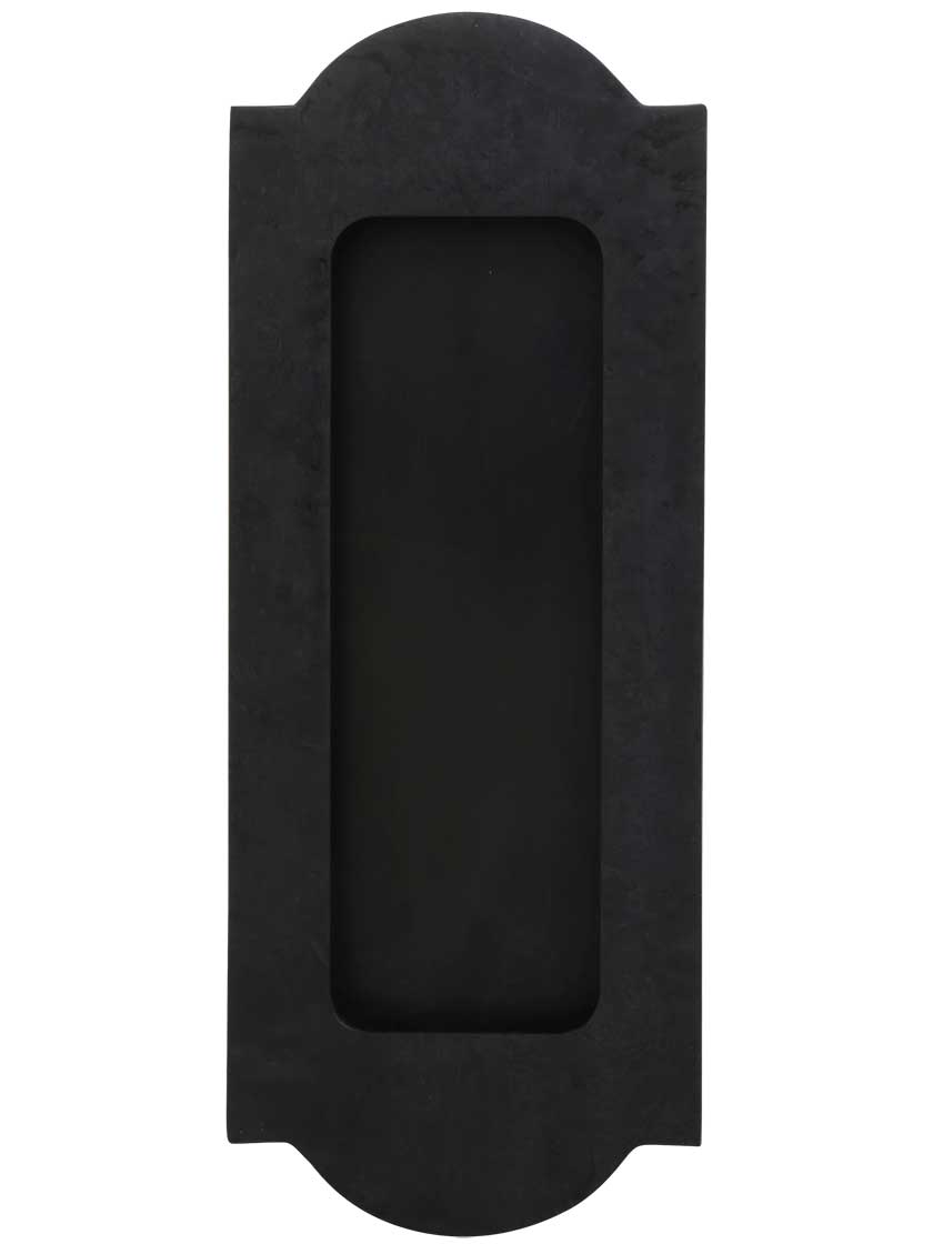 Bristol 4 1/2" Arch Top PocketDoor Pull in OilRubbed Bronze House