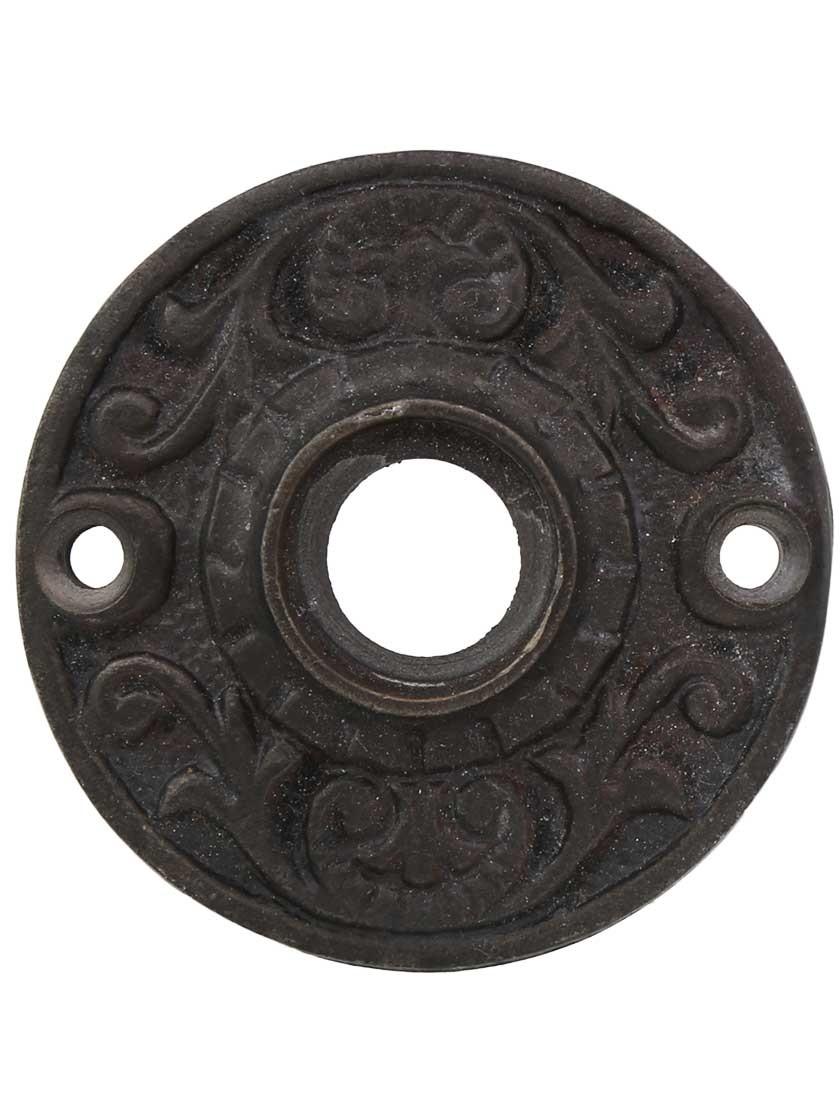 Joplin CastIron Rosette in Antique Iron House of Antique Hardware