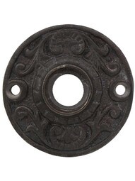 Joplin Cast-Iron Rosette in Antique Iron