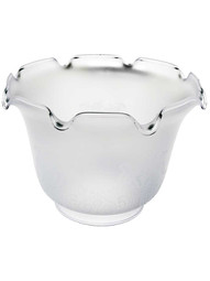 Vianne Satin Etched Gas-Light Shade with 4" Fitter