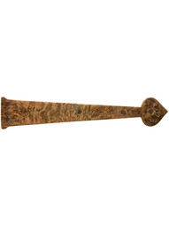 Weathered Bronze Dummy Strap With Heart Design