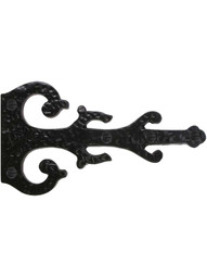 6" Heavy Cast Iron Dummy Strap With Ornate Scroll Design