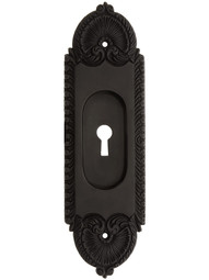Stanwich Pocket Door Pull With Keyhole in Oil Rubbed Bronze