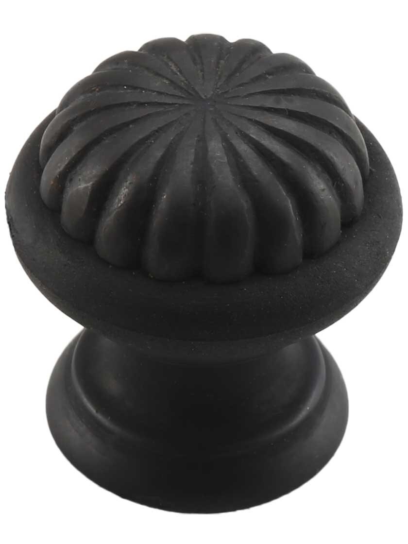 Fluted FloorMount Doorstop in OilRubbed Bronze House of Antique