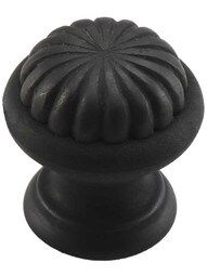 Fluted Floor-Mount Doorstop in Oil-Rubbed Bronze
