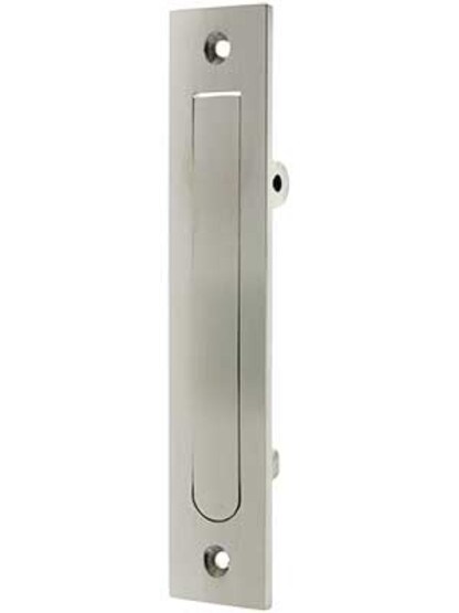 Premium Quality Pocket Door Edge Pull in Satin Nickel.