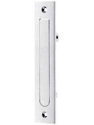 6 1/4" Solid Brass Edge Pull in Polished Chrome