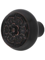 Pisano Solid-Brass Cabinet Knob in Timeless Bronze