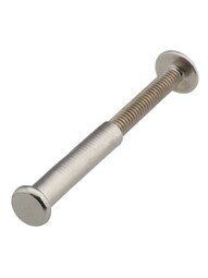 Glass Knob Ferrule Mounting Kit in Polished Nickel