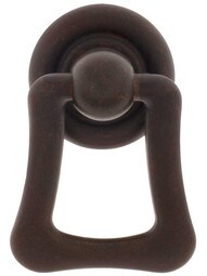 Mackintosh Ring Pull With Rosette In Oil Rubbed Bronze