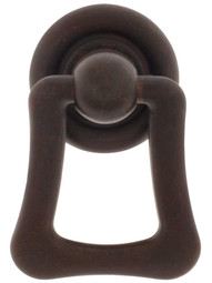 Mackintosh Ring Pull With Rosette In Oil Rubbed Bronze