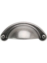 Classic Cup Bin Pull - 2 1/2" Center-to-Center in Old Iron