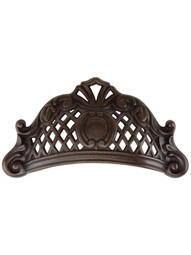 3 13/16" Baroque Bin Pull in Oil Rubbed Bronze