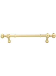 Somerset Weston Cabinet Pull - 7" Center-to-Center in Polished Brass