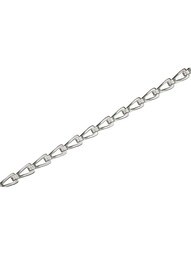 Plated-Steel Sash Chain - #45 in Polished Nickel