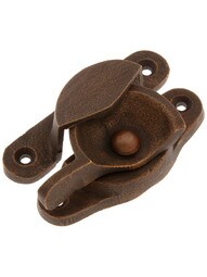 Window Sash Lock In Weathered Bronze