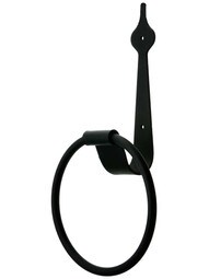 Forged Iron Spear Towel Ring.