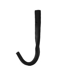 5 1/2 Cast Iron Mission-Style Coat Hook in Matte Black