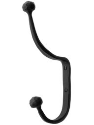 Hand Forged Iron-Ball Double Hook