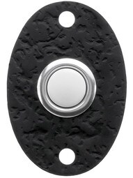 Rustic Iron Oval Door Bell Buzzer