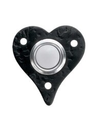 Rustic Iron Heart Door Bell Buzzer