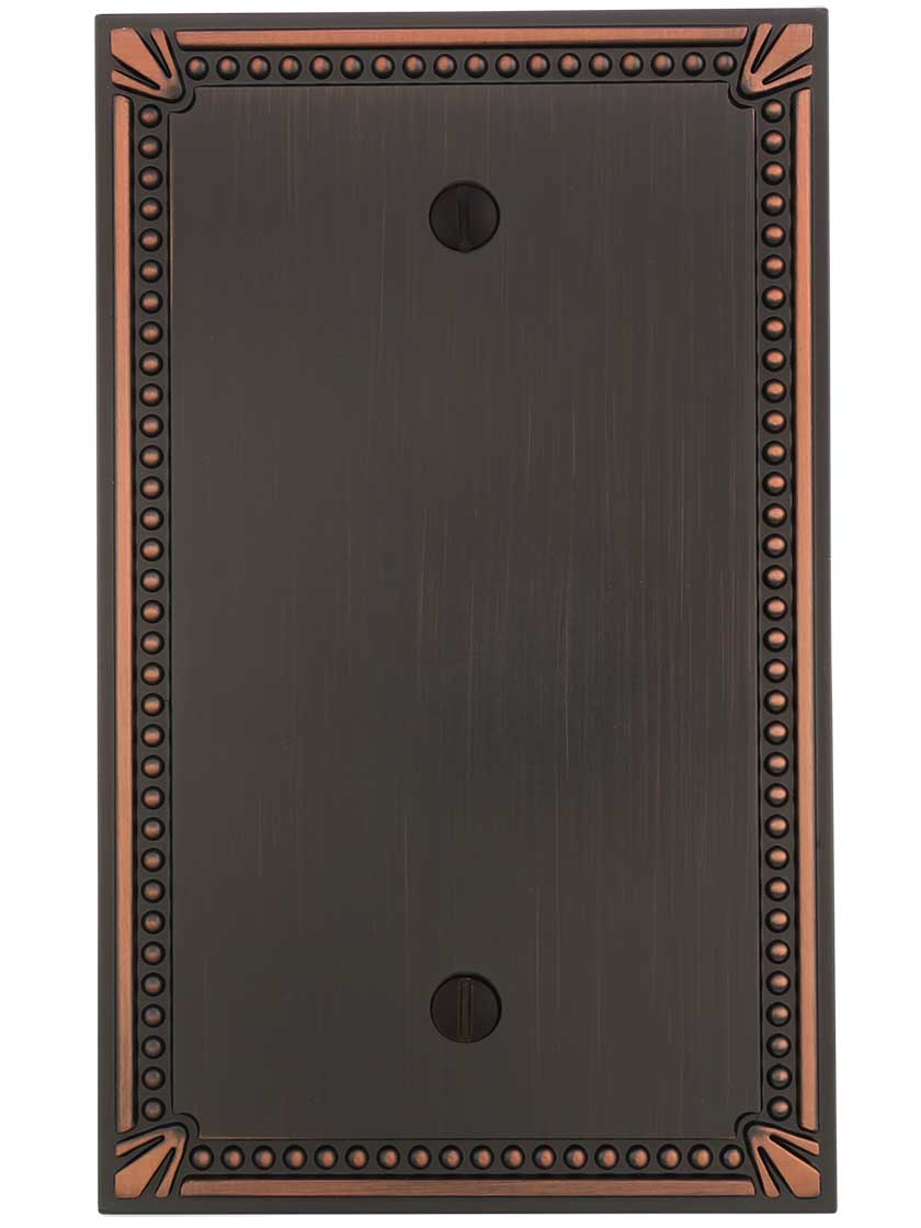 Alternate View of Imperial Bead Blank Cover Plate.
