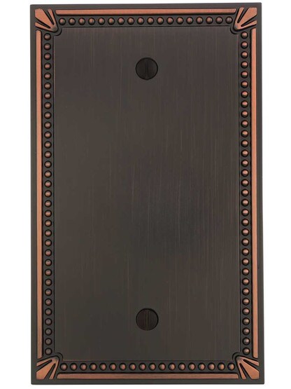 Alternate View of Imperial Bead Blank Cover Plate.