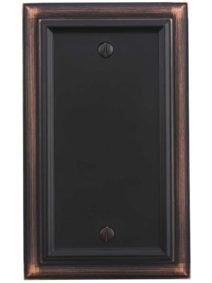 Alternate View of Georgian Single-Blank Cover Plate.