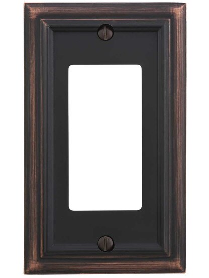 Alternate View of Georgian Single-GFI Switch Plate.