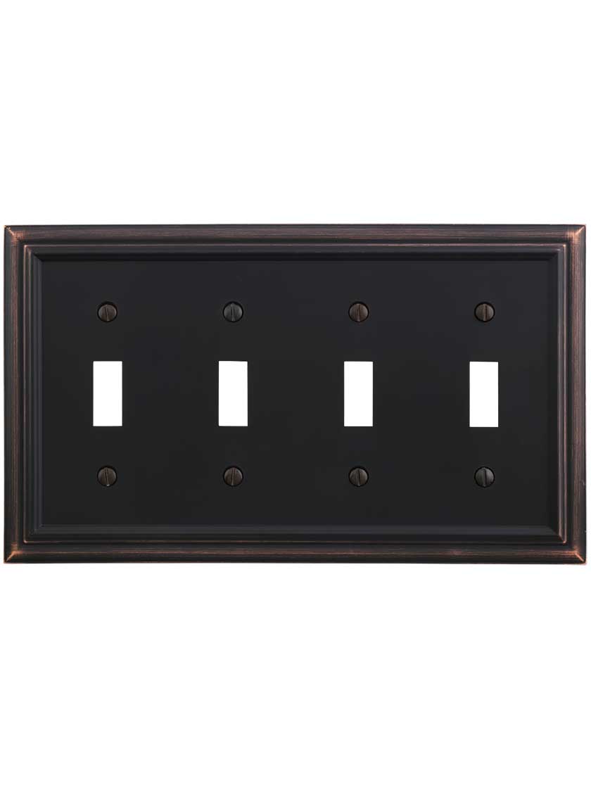 QuadToggle Switch Plate House of Antique Hardware